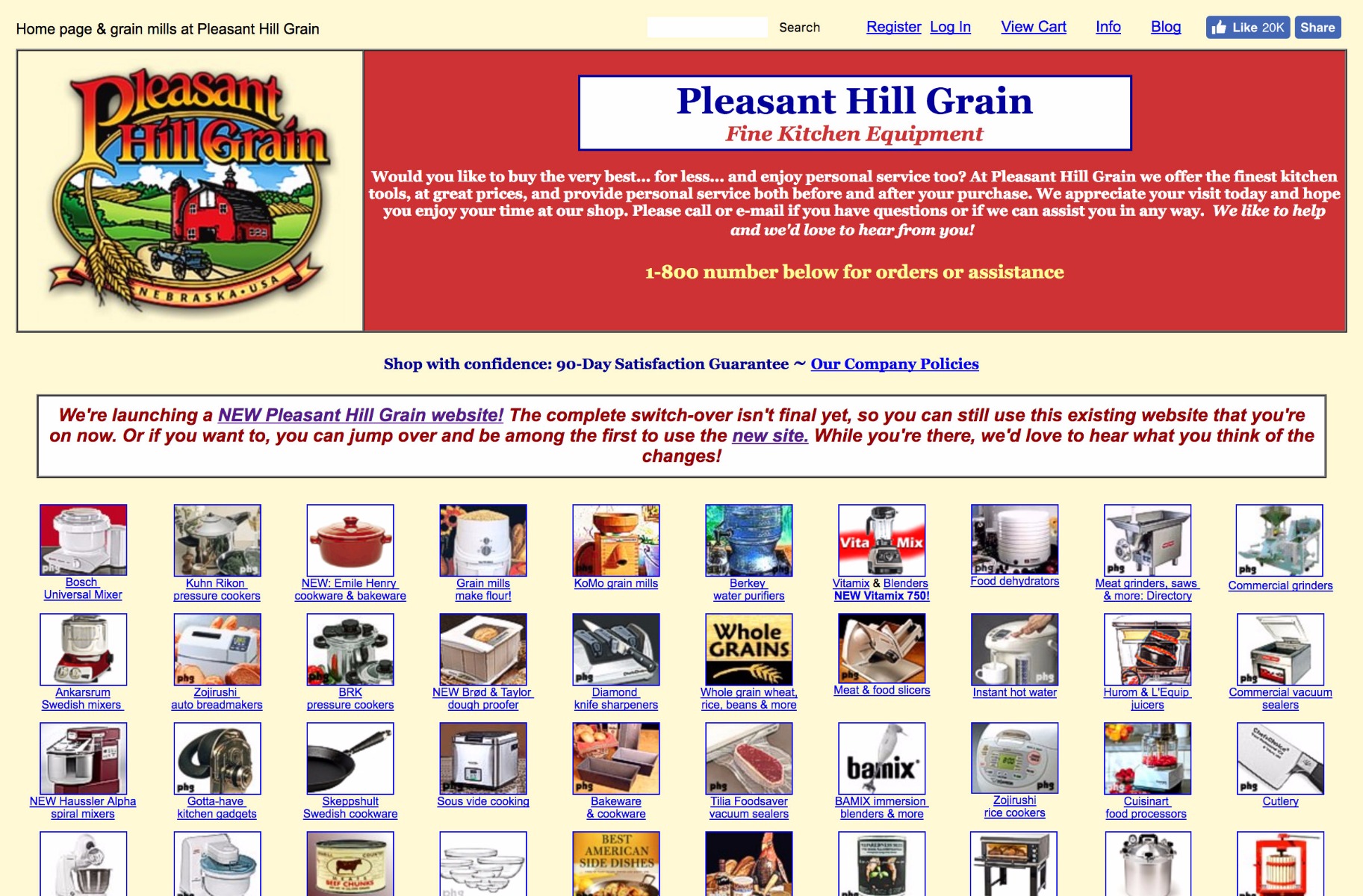 PleasantHillGrain.com website